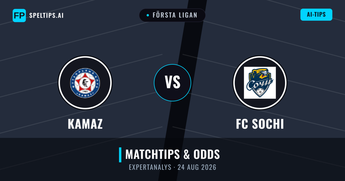 KAMAZ vs FC Sochi — matchtips och förhandstitt
