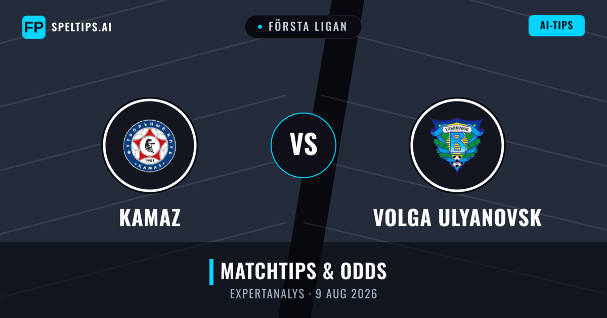 KAMAZ vs Volga Ulyanovsk — matchtips och förhandstitt