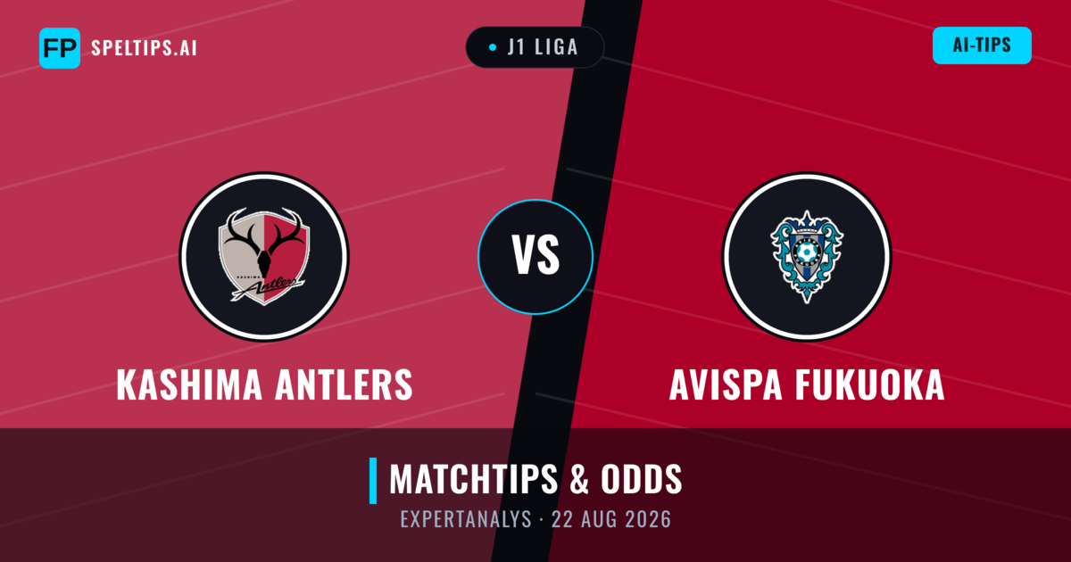 Kashima Antlers vs Avispa Fukuoka — matchtips och förhandstitt