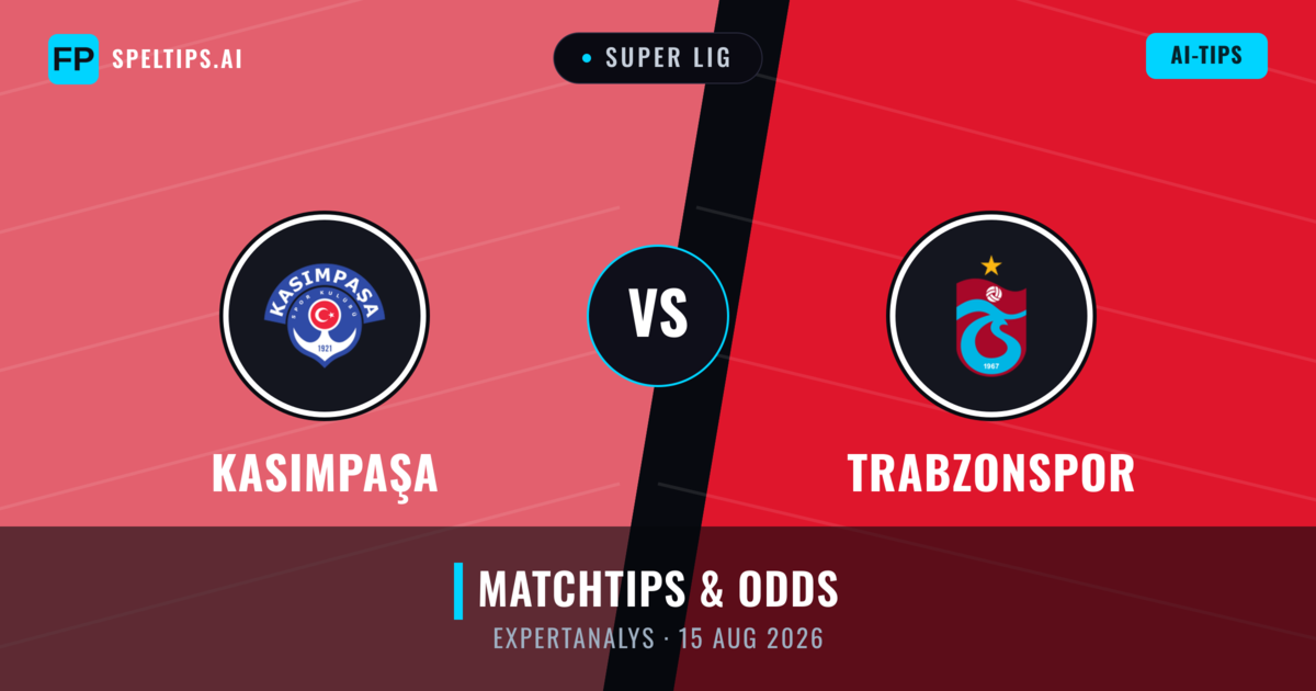 Kasımpaşa vs Trabzonspor — matchtips och förhandstitt