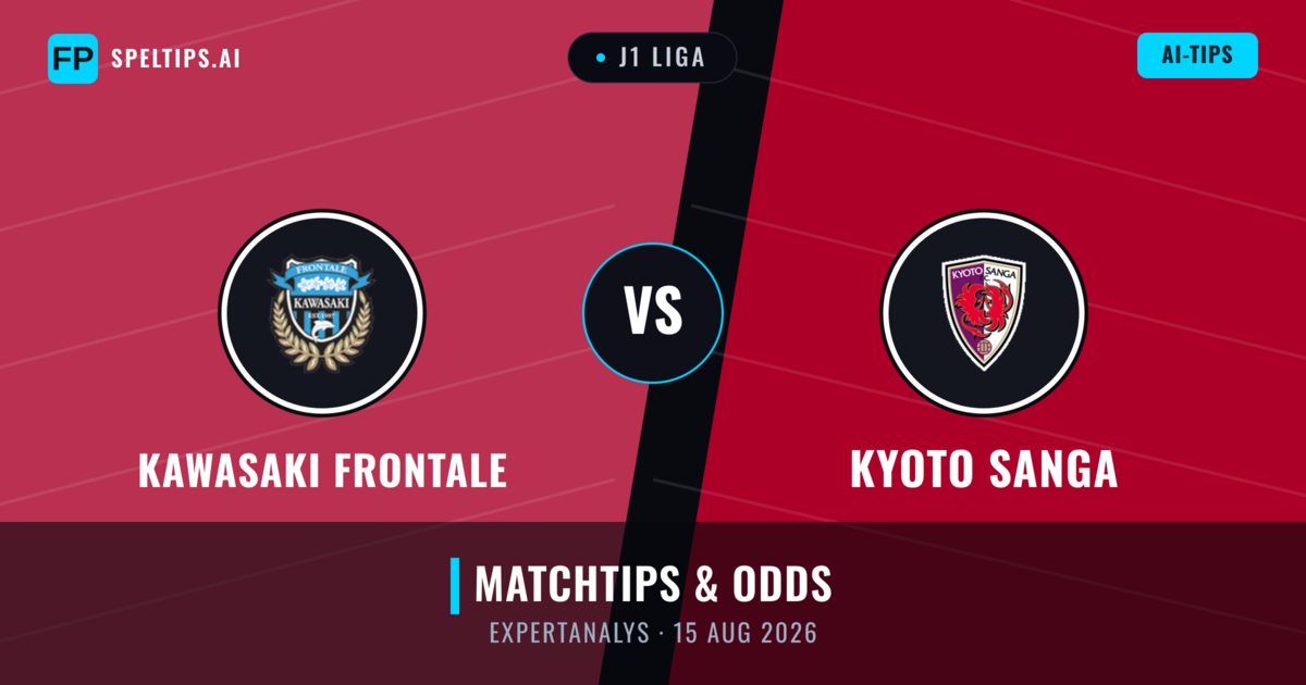 Kawasaki Frontale vs Kyoto Sanga — matchtips och förhandstitt