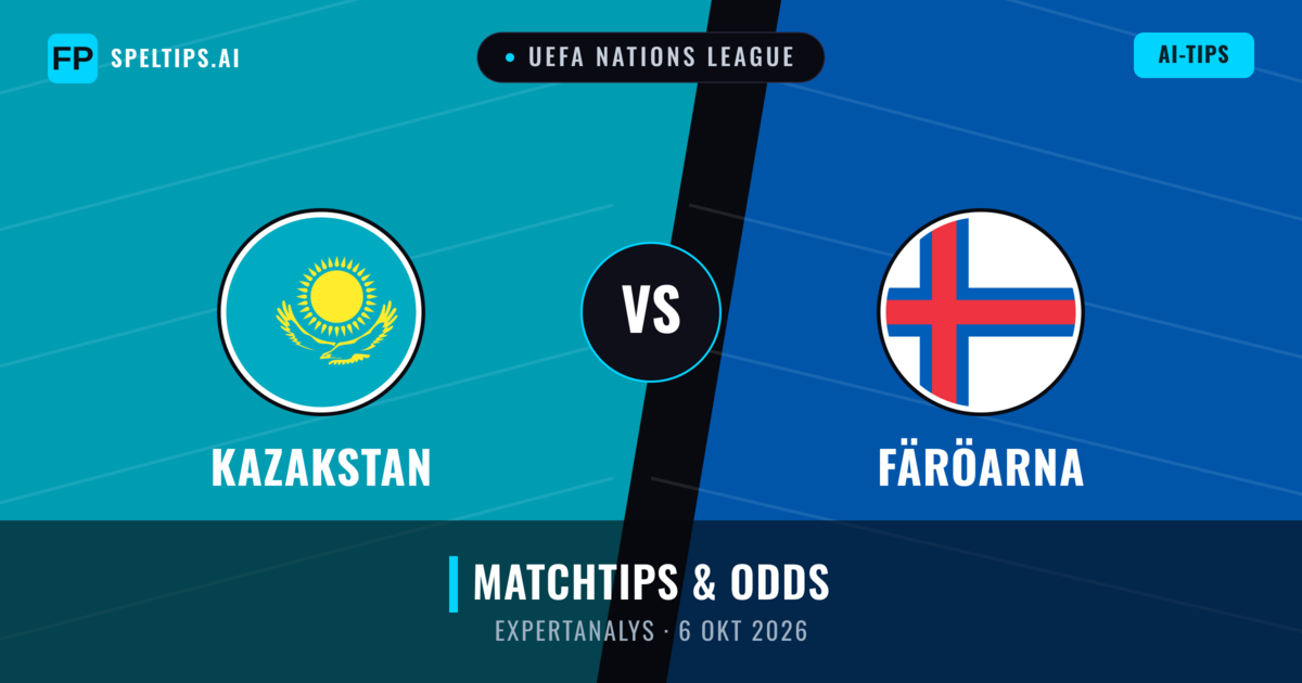 Kazakstan vs Färöarna — matchtips och förhandstitt