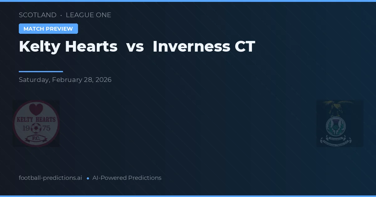 Kelty Hearts vs Inverness CT — matchtips och förhandstitt