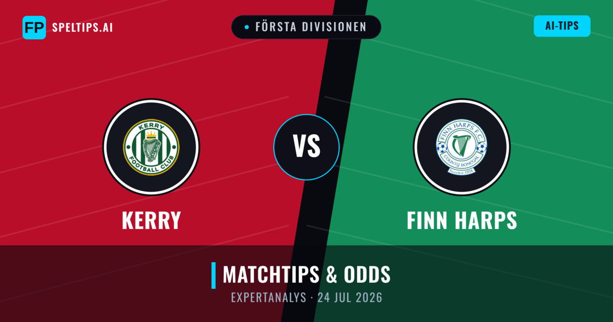 Kerry vs Finn Harps — matchtips och förhandstitt