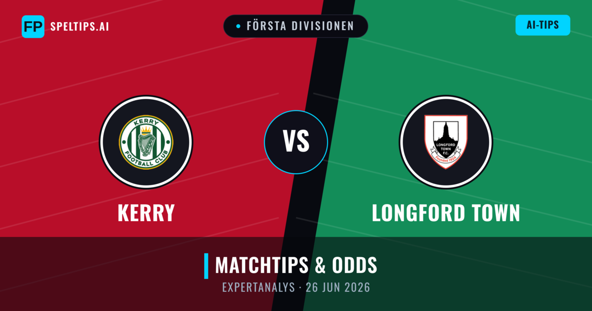 Kerry vs Longford Town — matchtips och förhandstitt