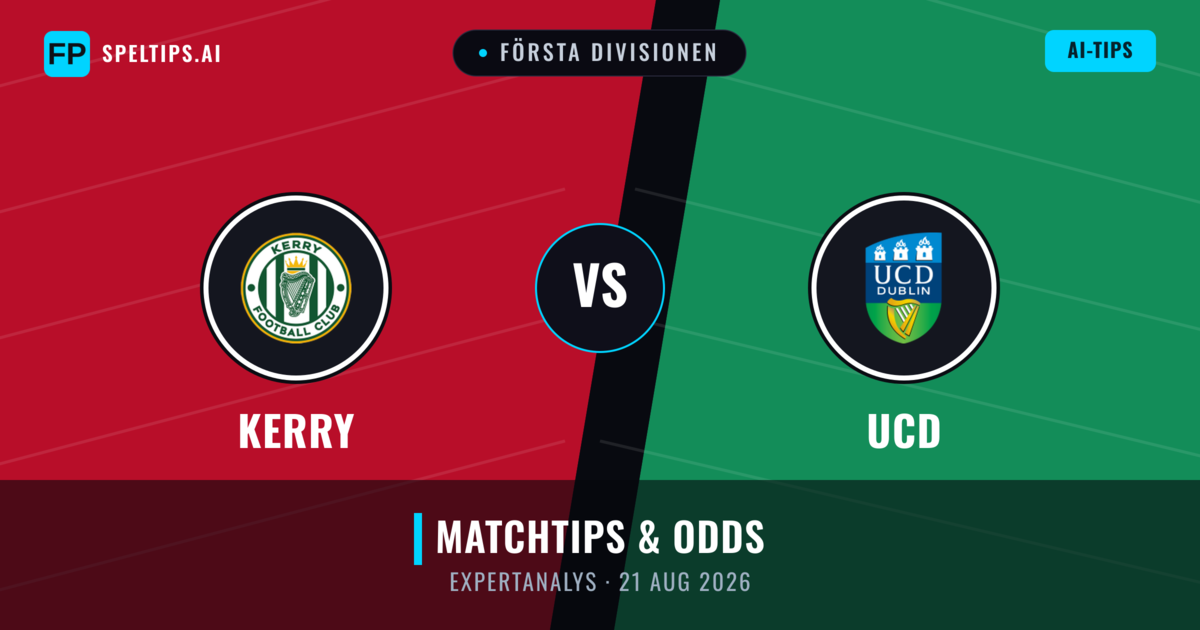 Kerry vs UCD — matchtips och förhandstitt