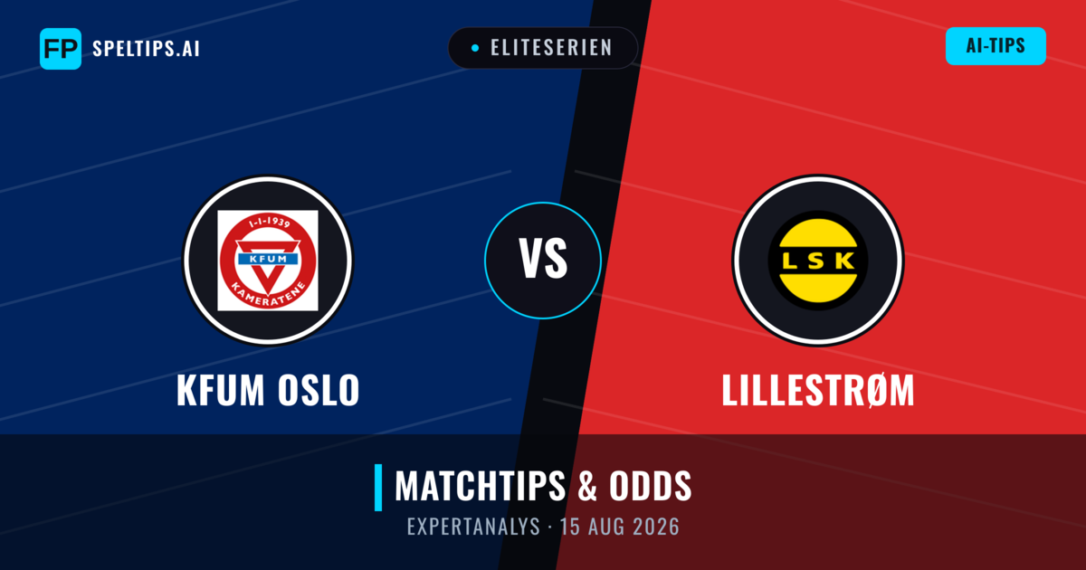 KFUM Oslo vs Lillestrøm — matchtips och förhandstitt