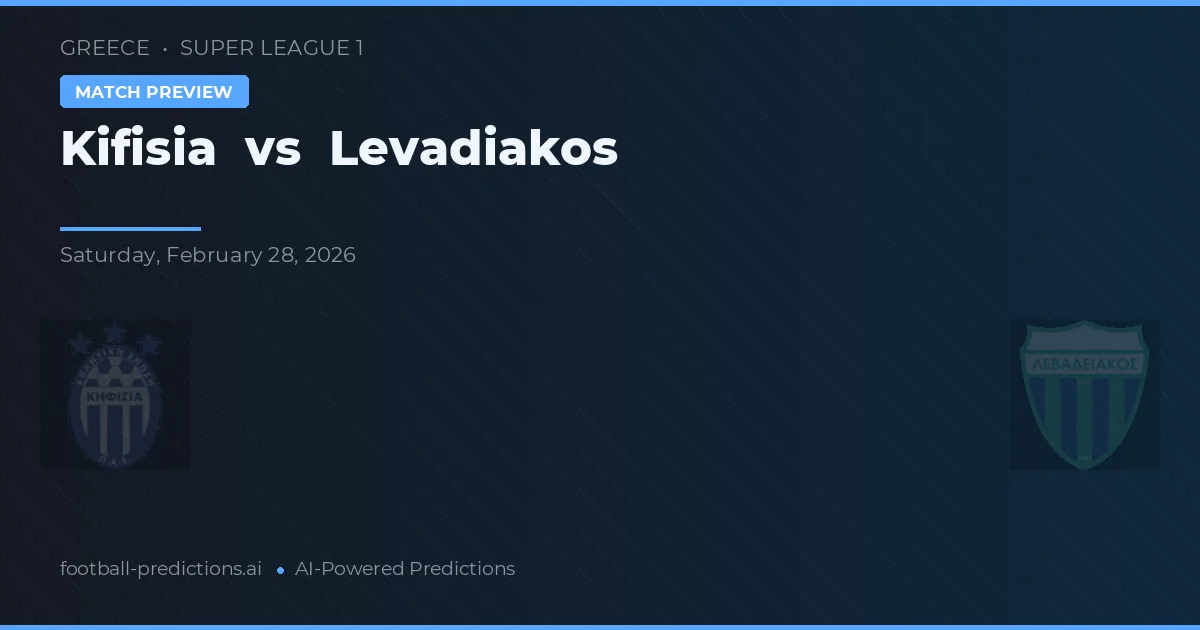 Kifisia vs Levadiakos — matchtips och förhandstitt