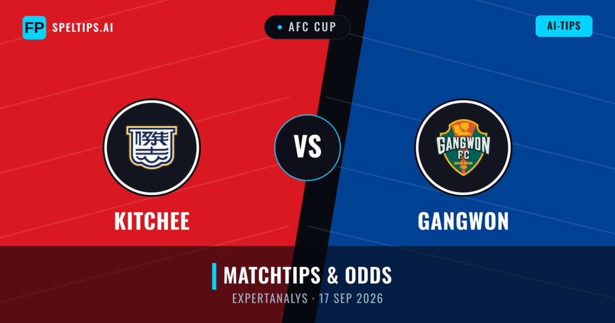 Kitchee vs Gangwon — matchtips och förhandstitt
