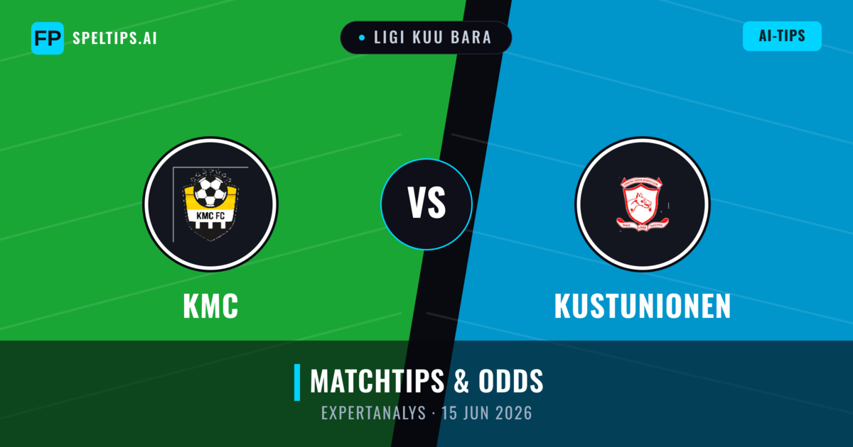 KMC vs Kustunionen — matchtips och förhandstitt