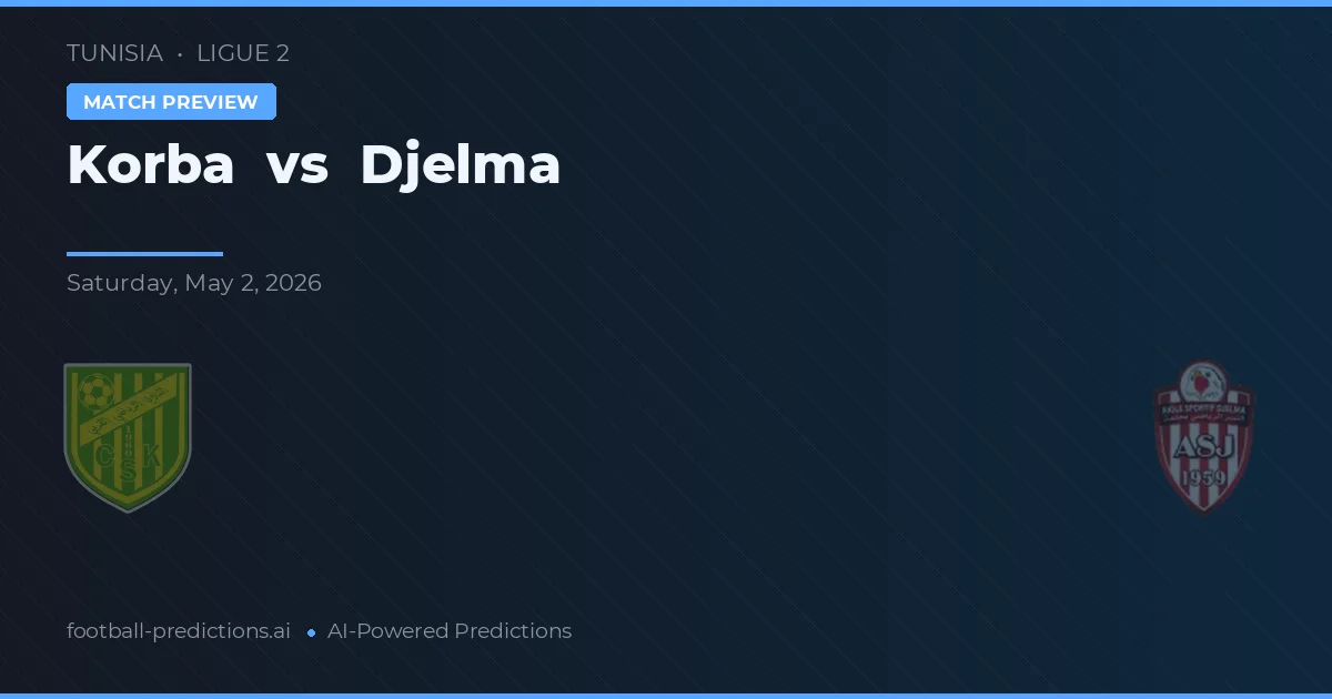 Korba vs Djelma — matchtips och förhandstitt