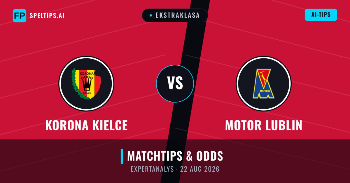 Korona Kielce vs Motor Lublin — matchtips och förhandstitt