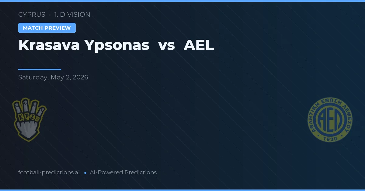 Krasava Ypsonas vs AEL Limassol preview