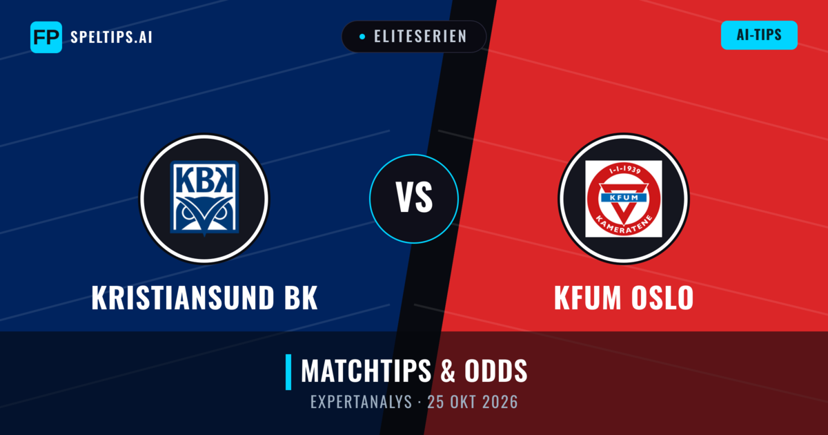 Kristiansund BK vs KFUM Oslo — matchtips och förhandstitt