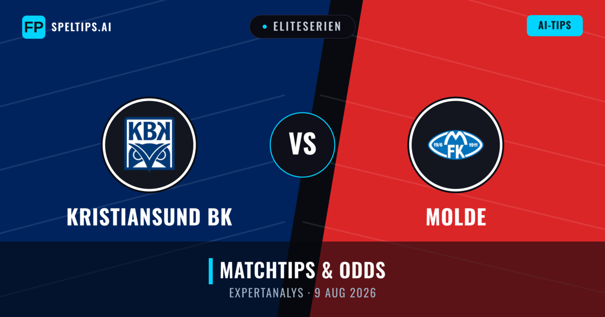 Kristiansund BK vs Molde — matchtips och förhandstitt