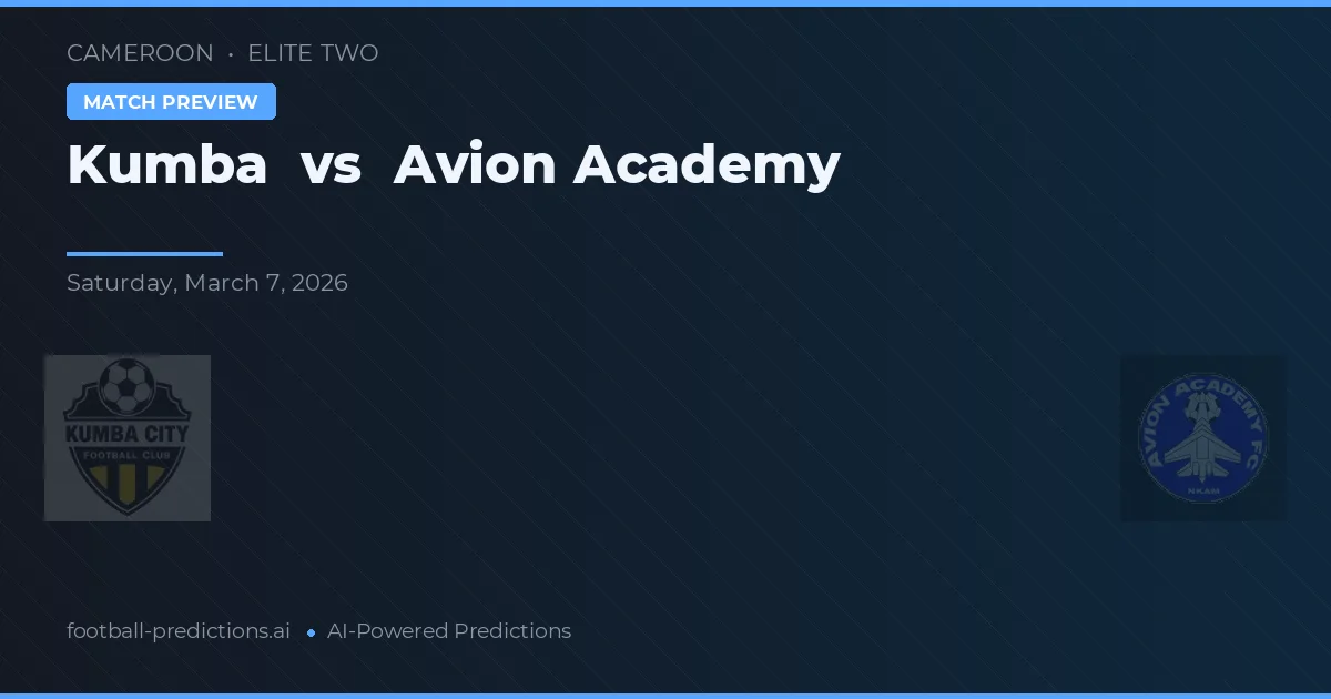 Kumba vs Avion Akademi — matchtips och förhandstitt