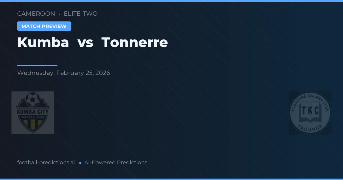 Kumba vs Tonnerre — matchtips och förhandstitt