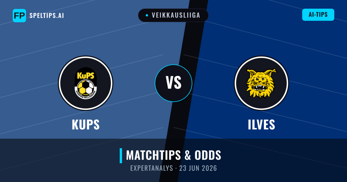KuPS vs Ilves — matchtips och förhandstitt