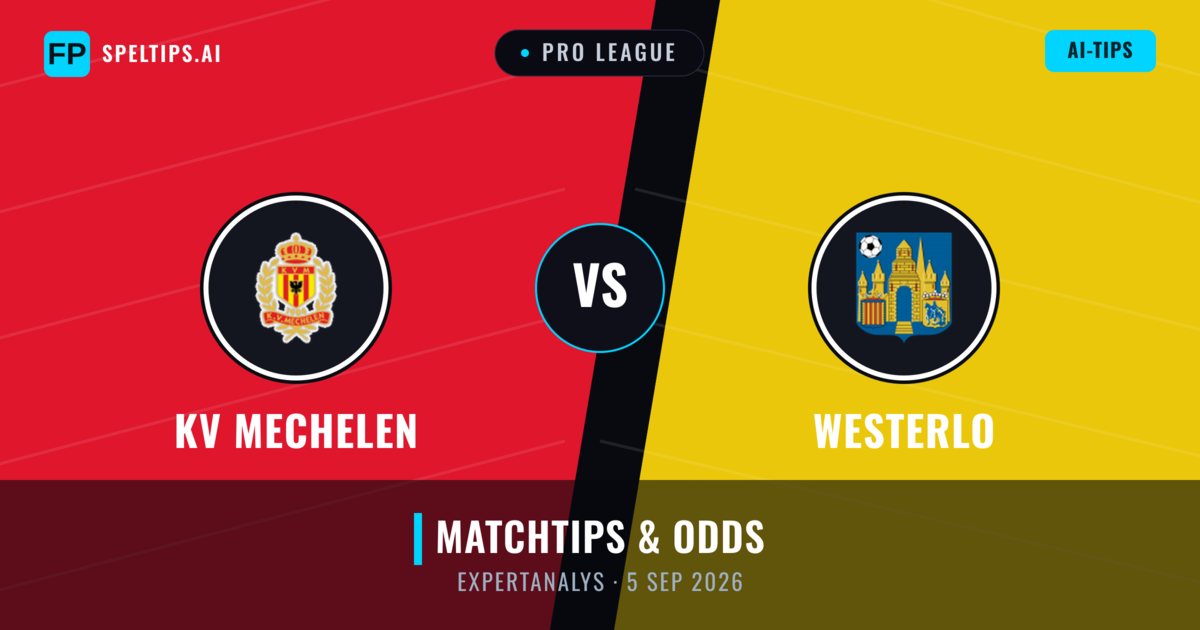 KV Mechelen vs Westerlo — matchtips och förhandstitt