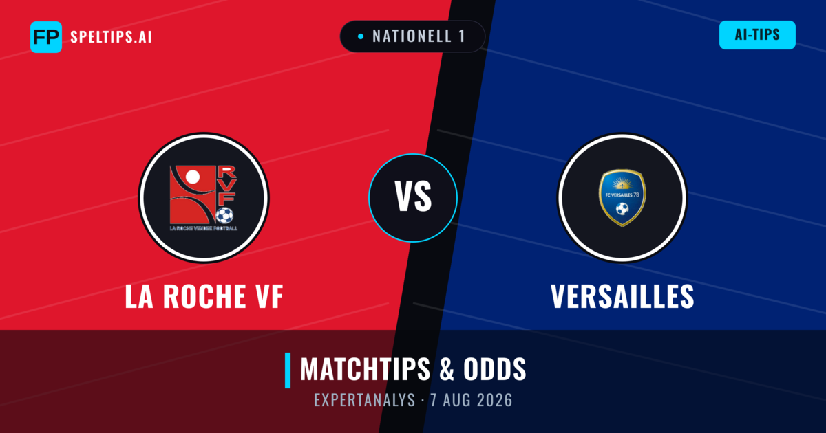 La Roche VF vs Versailles — matchtips och förhandstitt