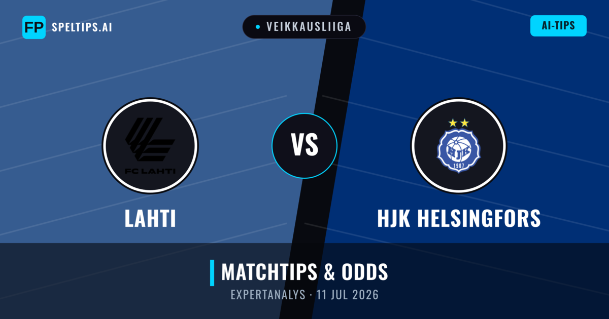 Lahti vs HJK Helsingfors — matchtips och förhandstitt
