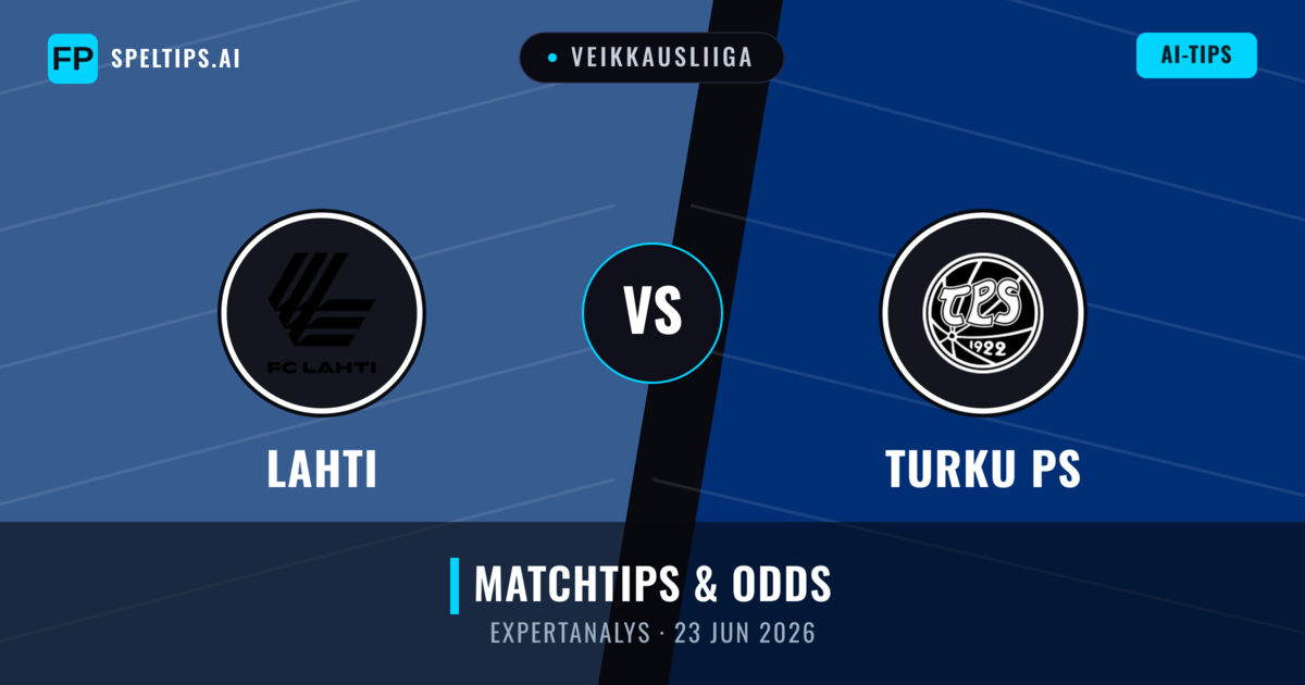 Lahti vs Turku PS — matchtips och förhandstitt