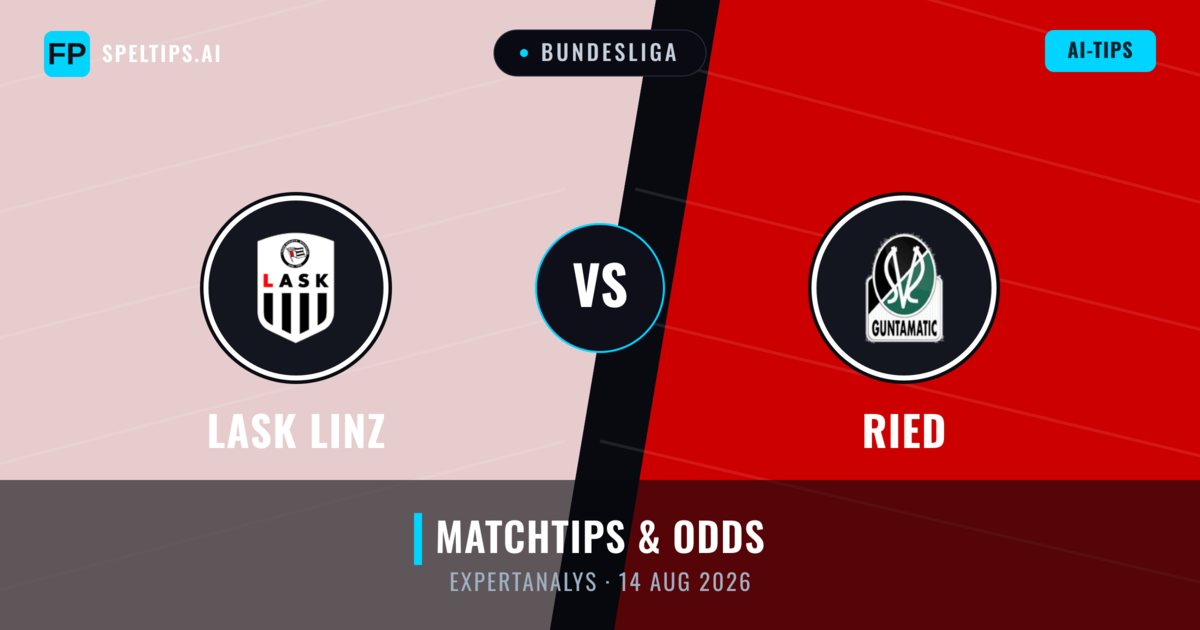 LASK Linz vs Ried — matchtips och förhandstitt