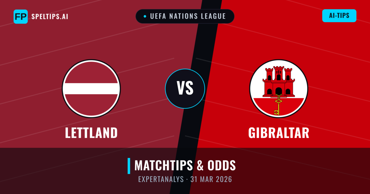 Lettland vs Gibraltar — matchtips och förhandstitt