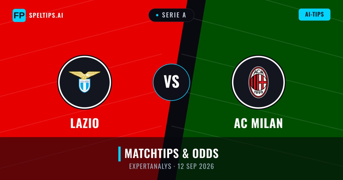 Lazio vs AC Milan — matchtips och förhandstitt