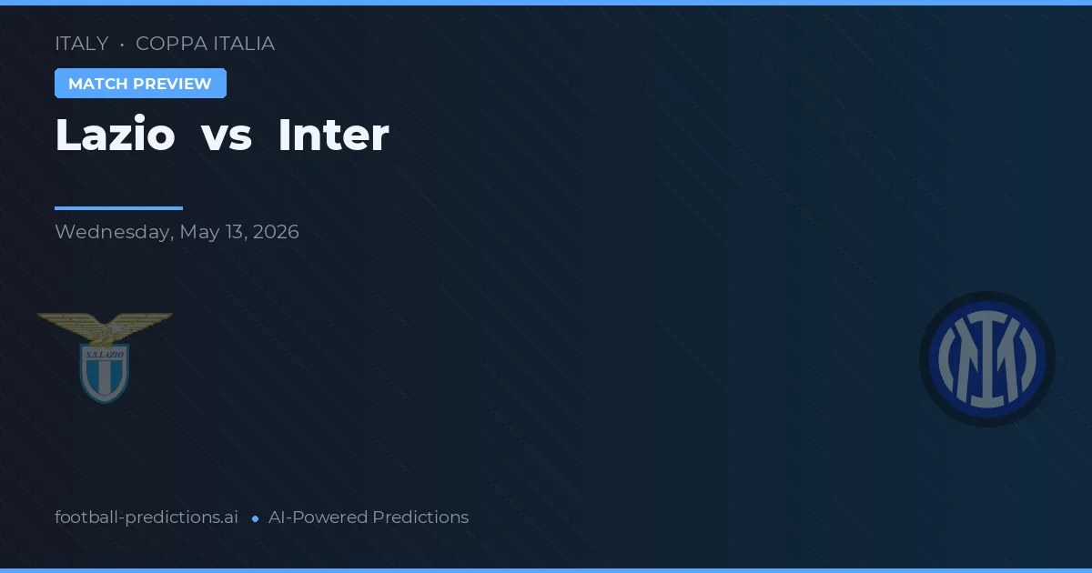 Lazio vs Inter — matchtips och förhandstitt