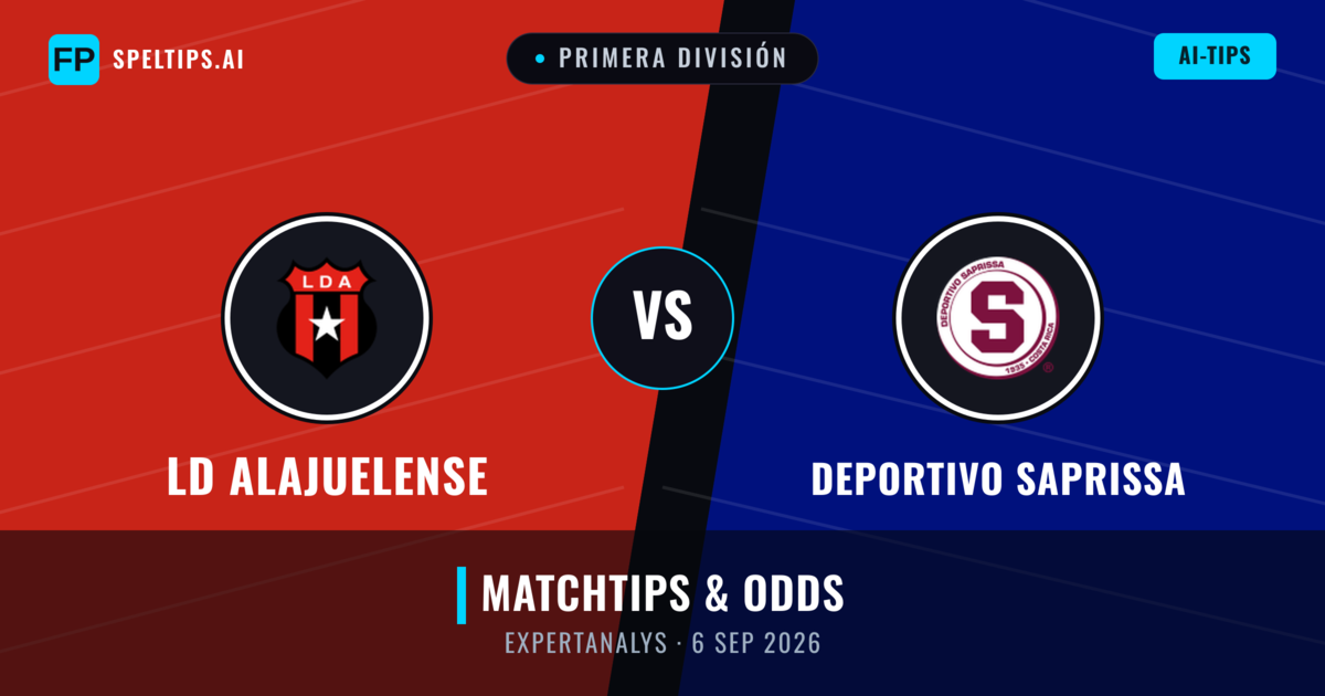 LD Alajuelense vs Deportivo Saprissa — matchtips och förhandstitt