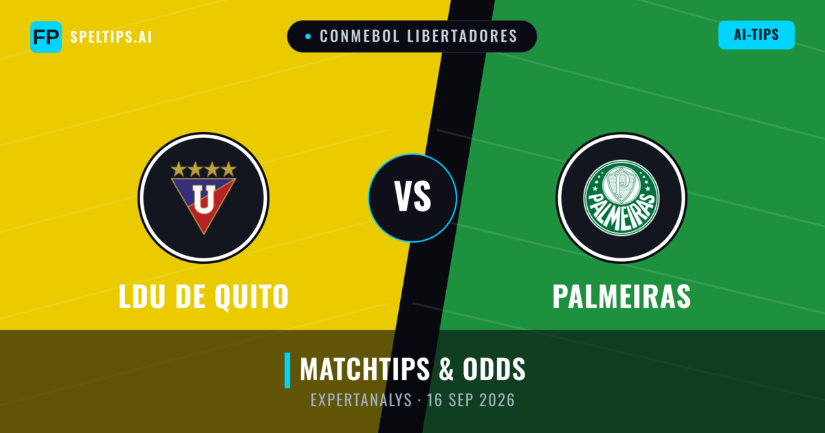 LDU de Quito vs Palmeiras — matchtips och förhandstitt