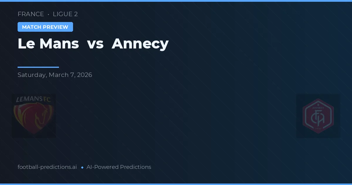 Le Mans vs Annecy — matchtips och förhandstitt