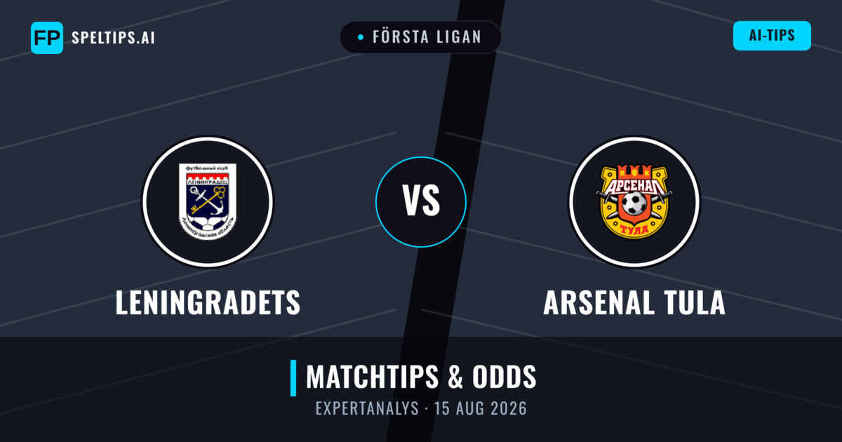 Leningradets vs Arsenal Tula — matchtips och förhandstitt