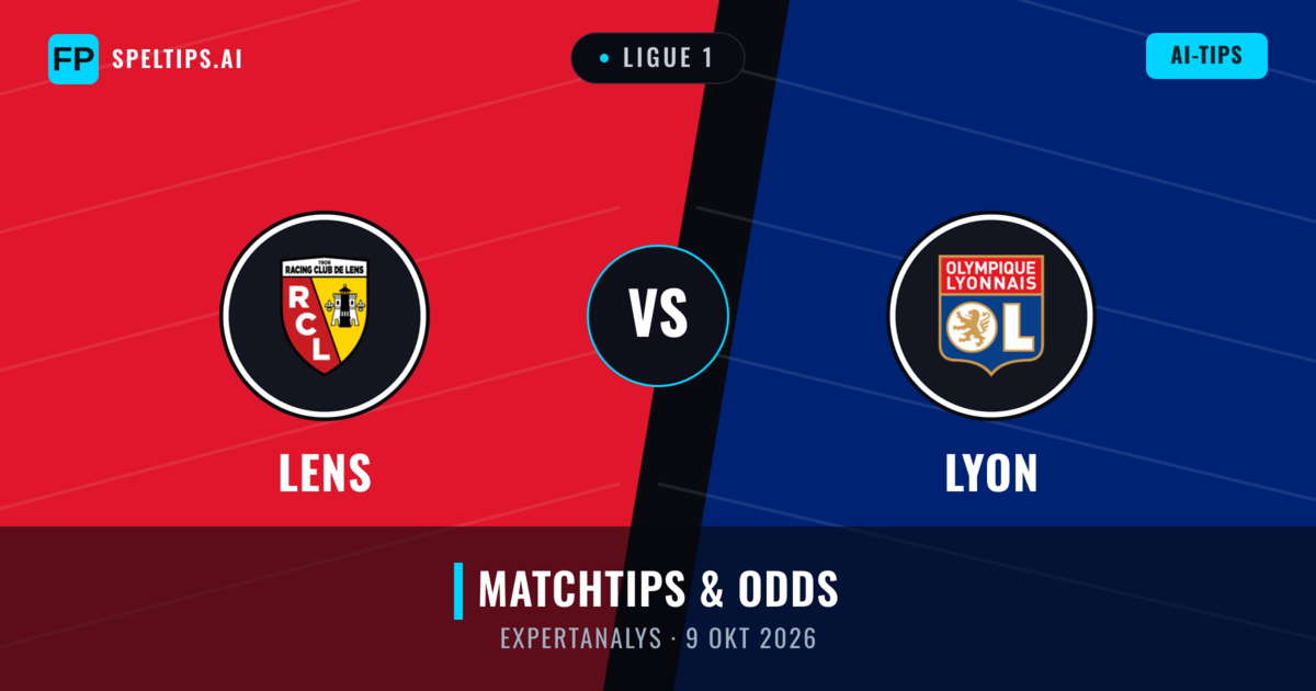 Lens vs Lyon — matchtips och förhandstitt