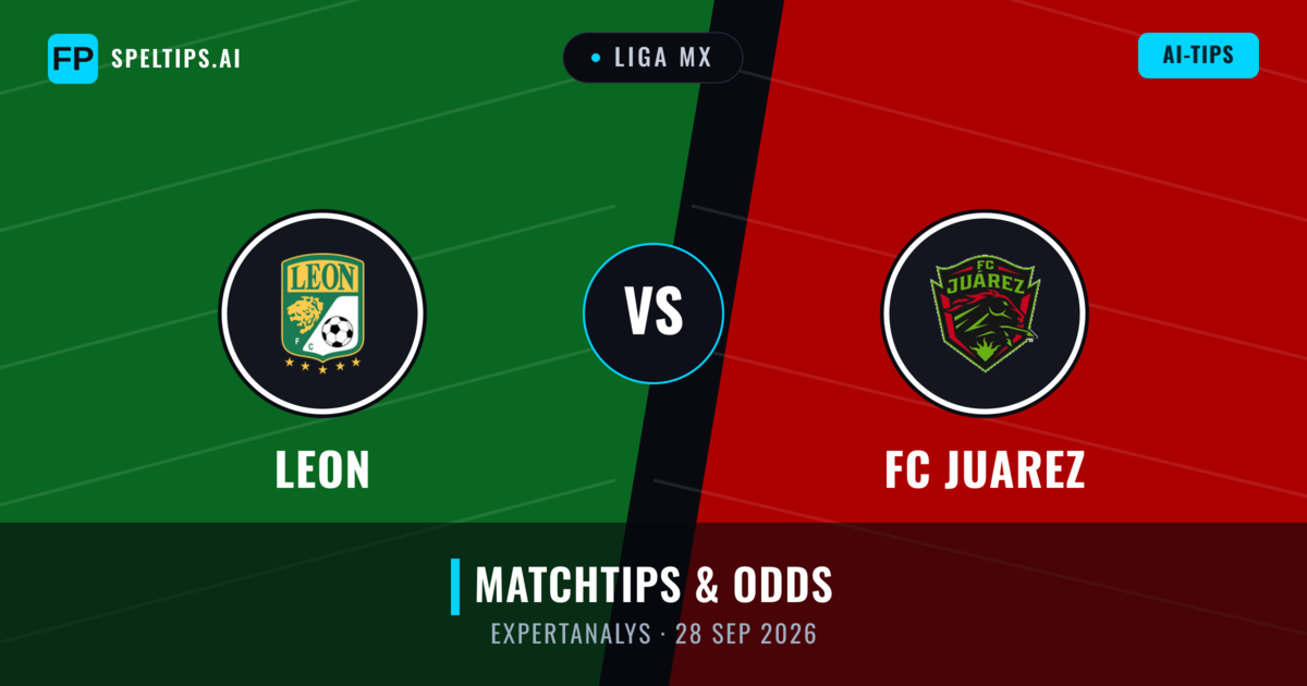 Leon vs FC Juarez — matchtips och förhandstitt