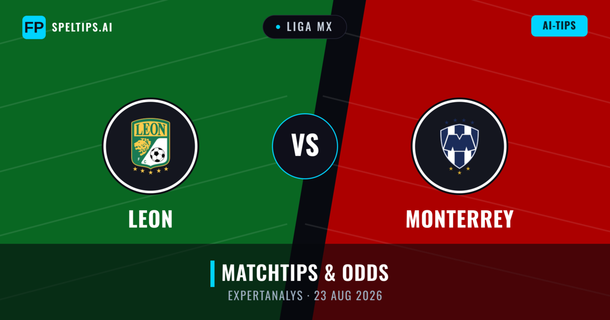 Leon vs Monterrey — matchtips och förhandstitt
