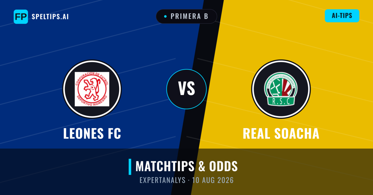 Leones FC vs Real Cundinamarca — matchtips och förhandstitt