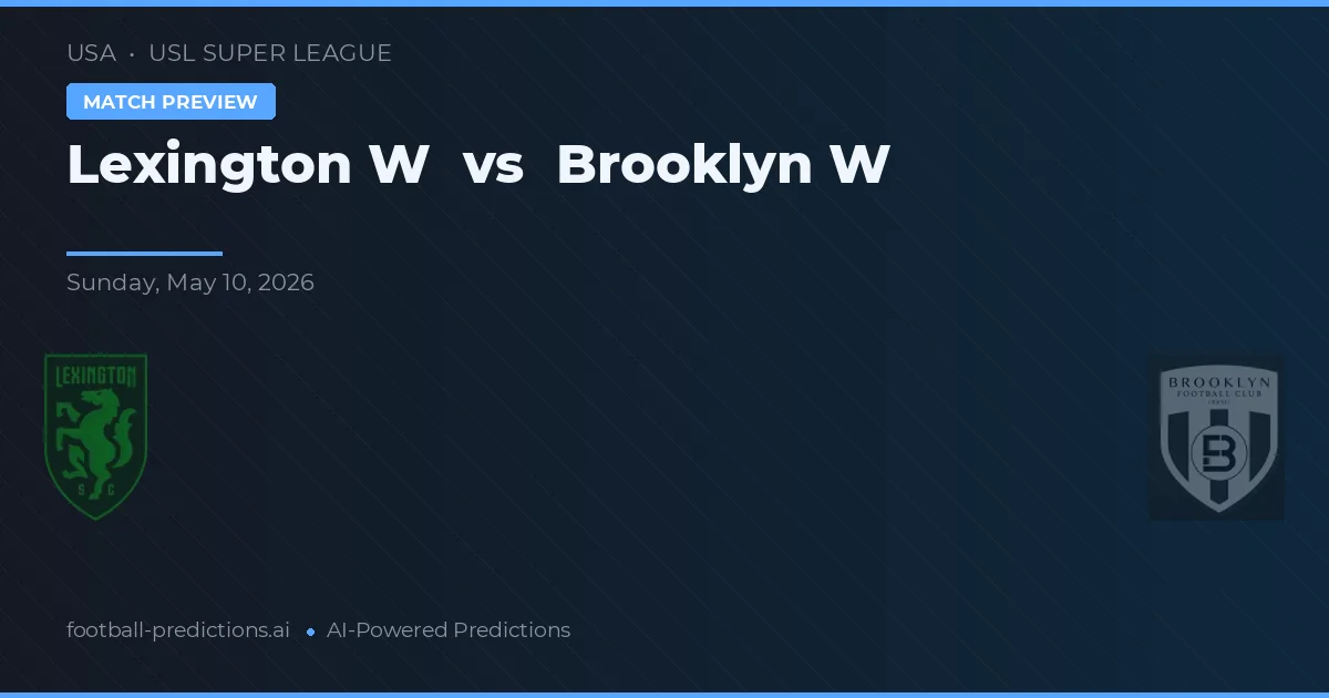 Lexington W vs Brooklyn W — matchtips och förhandstitt