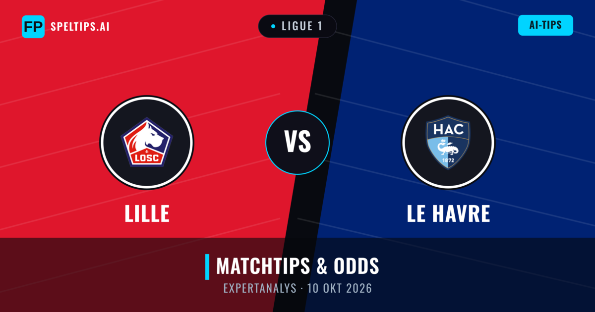 Lille vs Le Havre — matchtips och förhandstitt