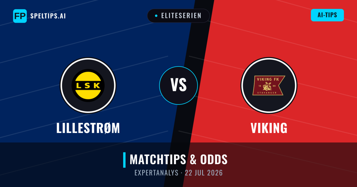 Lillestrøm vs Viking — matchtips och förhandstitt