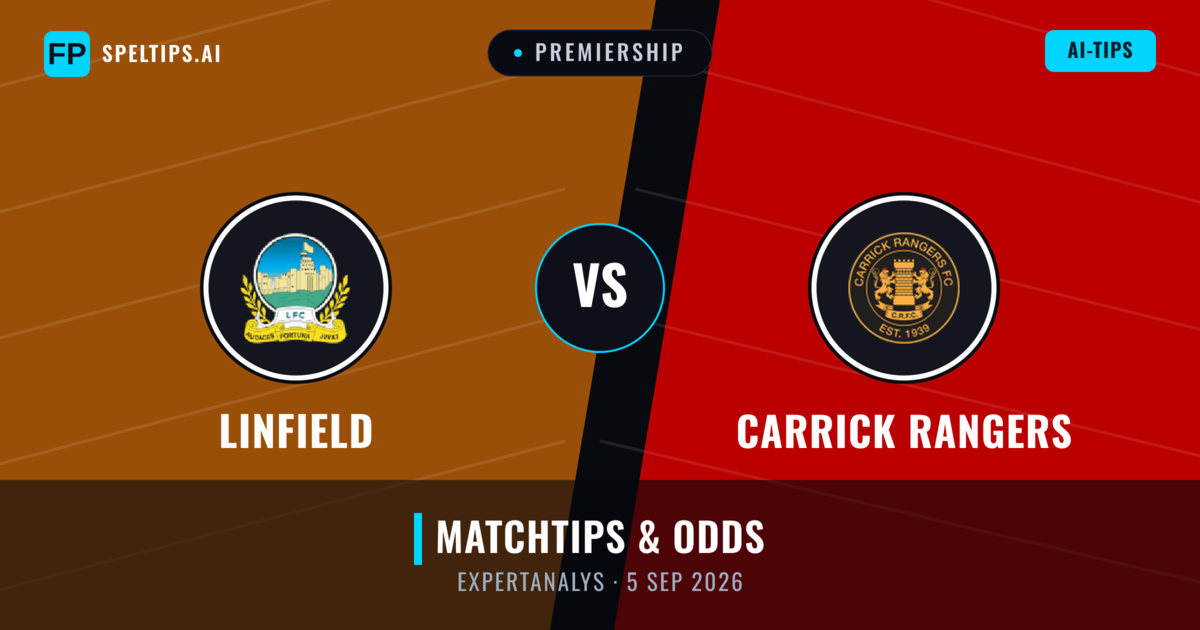 Linfield vs Carrick Rangers — matchtips och förhandstitt