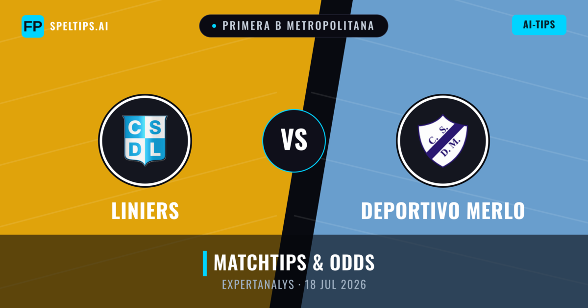 Liniers vs Deportivo Merlo — matchtips och förhandstitt