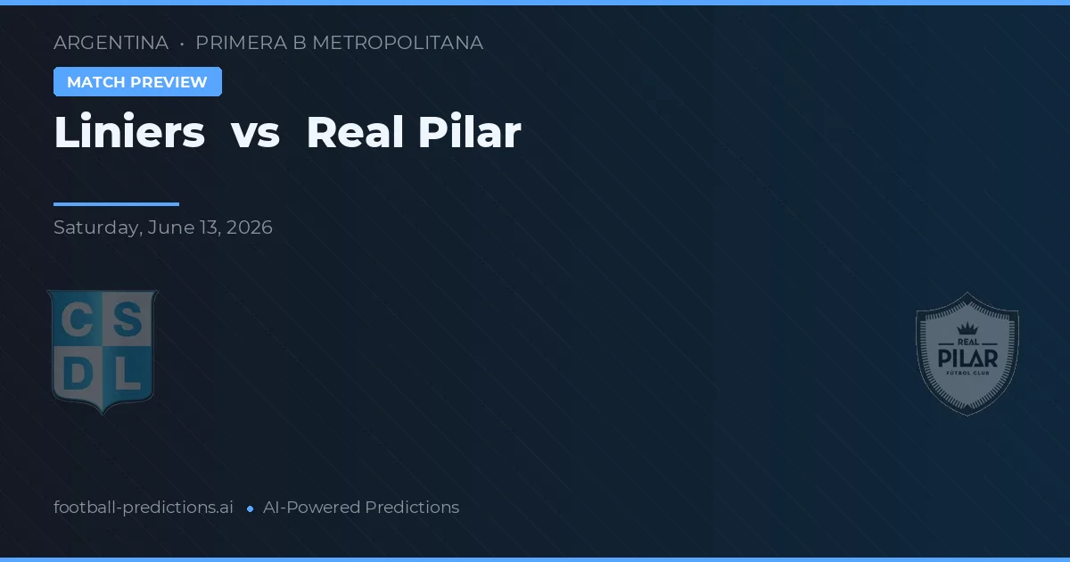 Liniers vs Real Pilar — matchtips och förhandstitt
