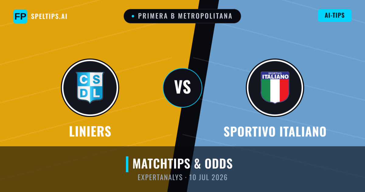 Liniers vs Sportivo Italiano — matchtips och förhandstitt