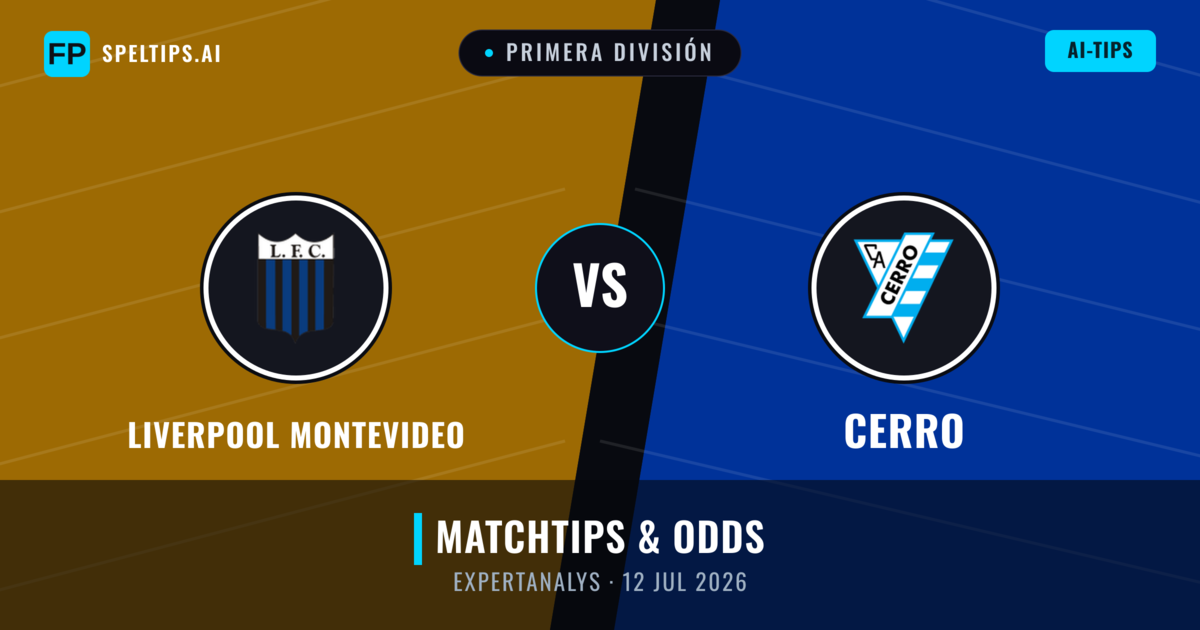 Liverpool Montevideo vs Cerro — matchtips och förhandstitt