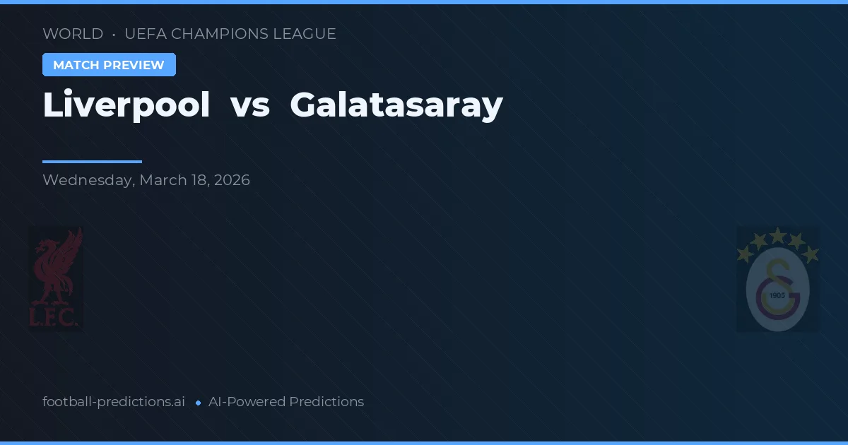 Liverpool vs Galatasaray — matchtips och förhandstitt