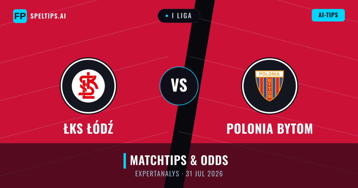 ŁKS Łódź vs Polonia Bytom — matchtips och förhandstitt