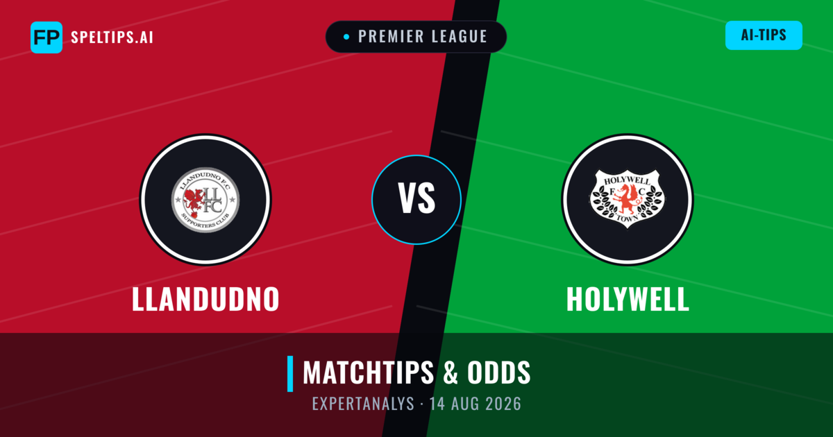 Llandudno vs Holywell — matchtips och förhandstitt