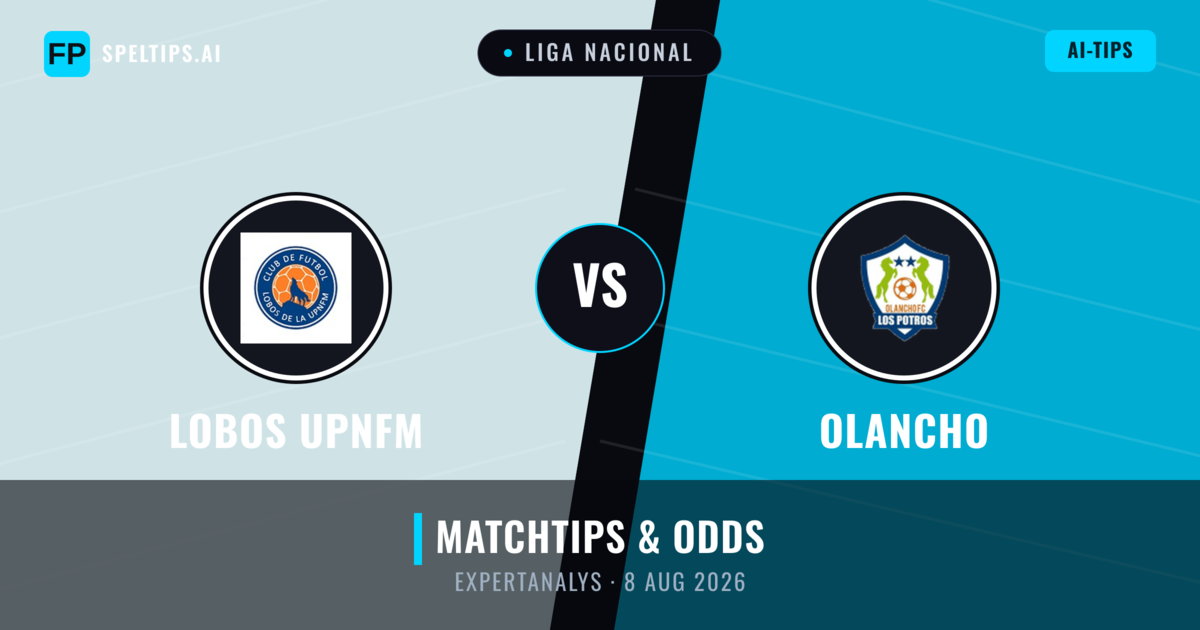 Lobos Upnfm vs Olancho — matchtips och förhandstitt
